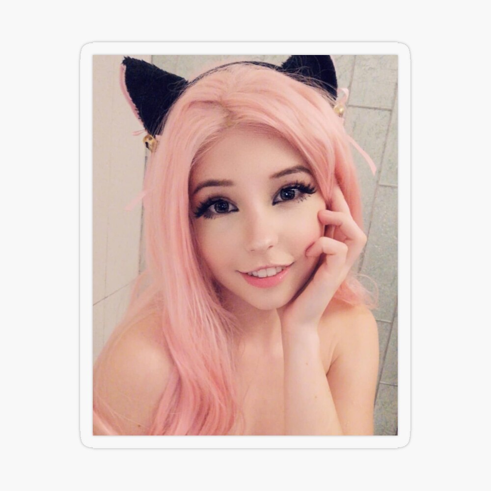 Belle Delphine Choker Cat Ears Graphic · Creative Fabrica