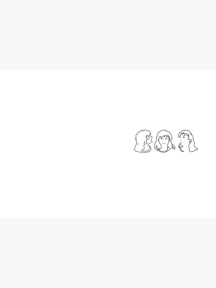 Triptych 3 faces outline (journal) by pollypaulusma