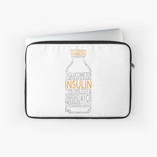 Item preview, Insulin Bottle Typographic designed and sold by dvdnds.