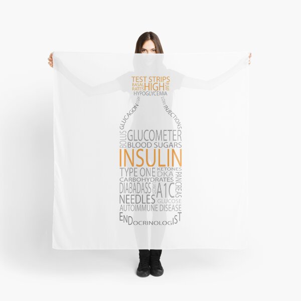 Artikelvorschau, Insulinflasche typografisch entworfen und verkauft von dvdnds.