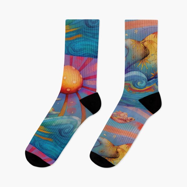Item preview, rainbow dolphins designed and sold by Karin Taylor.
