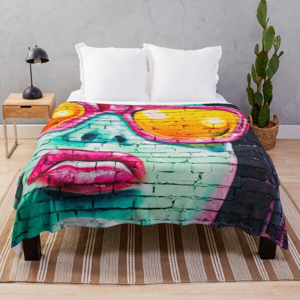 Item preview, London Souvenir Pop Art The Woman With Sunglasses Mural Graffiti Art designed and sold by mamazita.