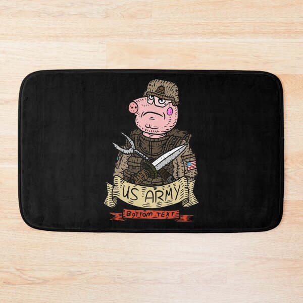 Item preview, proud US army veteran. cute pig emblem. designed and sold by JJadx.