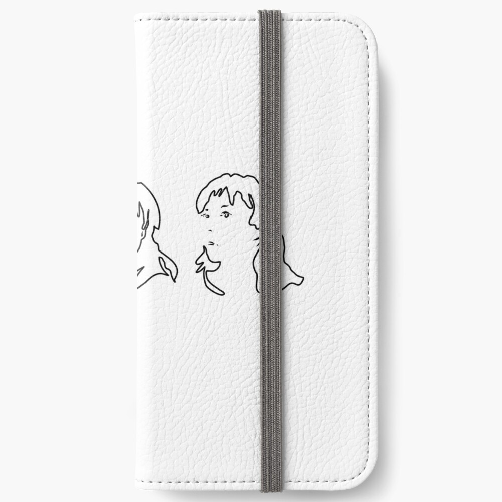 Triptych 3 faces outline (iPhone 6 Plus case) iPhone Wallet