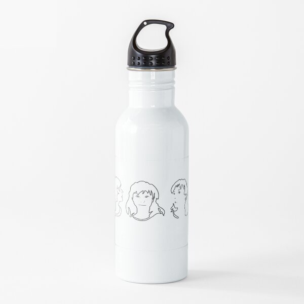 Triptych 3 faces outline (water bottle) Water Bottle