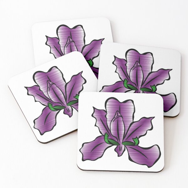 Item preview, Purple silver iris designed and sold by Loveinnerself.