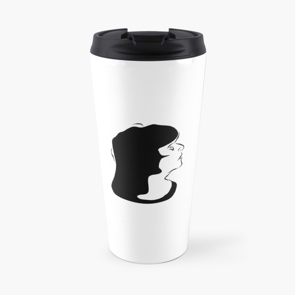 Triptych left face (travel mug) Travel Mug