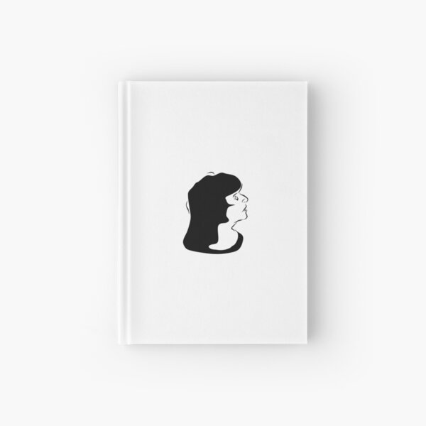 Triptych left face (journal) Hardcover Journal