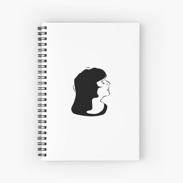 Triptych left face (spiral notebook) Spiral Notebook