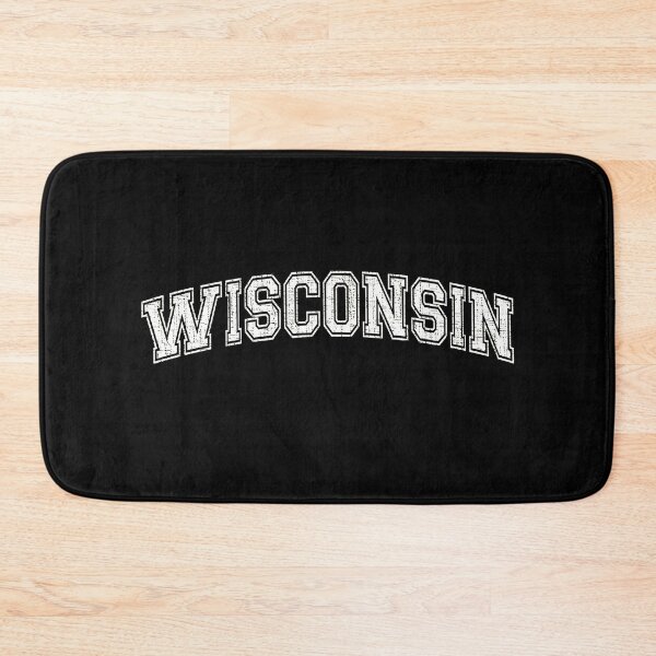 Item preview, Vintage University-look Wisconsin White Sports Distressed designed and sold by webdango.