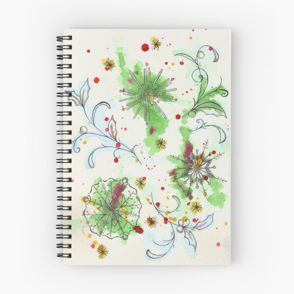 Item preview, Snowflakes & Holly designed and sold by CloeeScribbles.