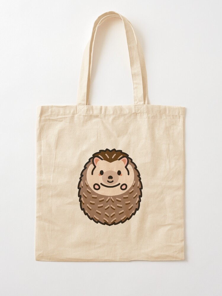 HEDGEHOG NEW TOTE BAG 100% cotton Brown 