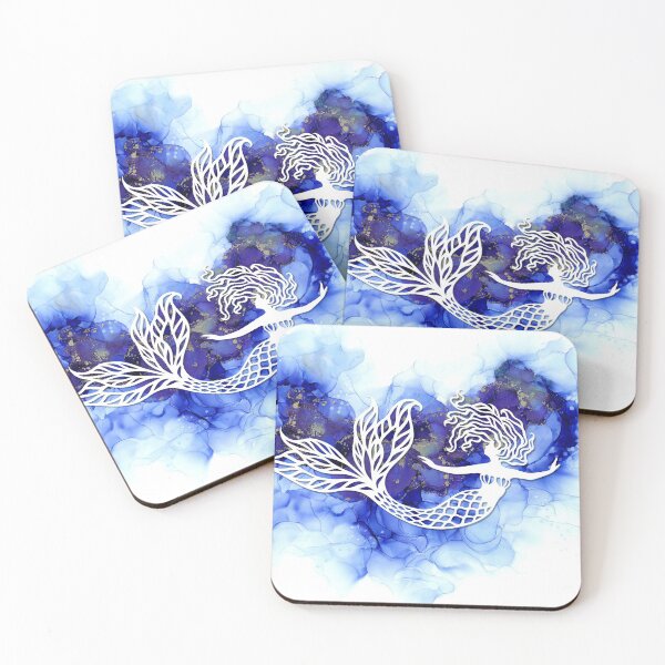 Item preview, Graceful Mermaid in Blue designed and sold by marge080808.