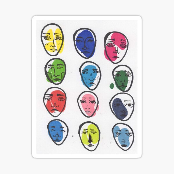 Item preview, contoured faces  designed and sold by playininthedark.