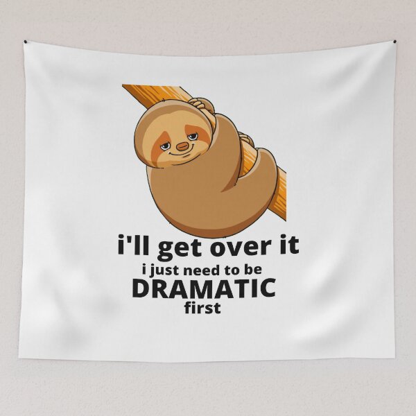 Item preview, cute dramatic sloth  designed and sold by Babmk.