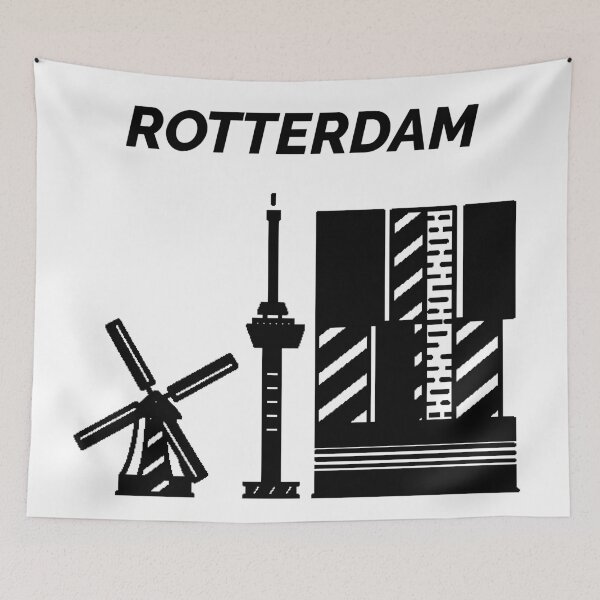 Item preview, Rotterdam Skyline, Netherlands designed and sold by marosharaf.