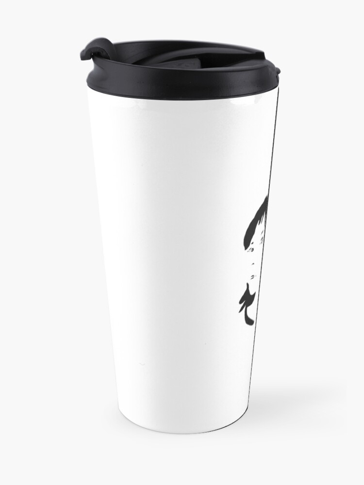 Alternate view of Triptych right face (travel mug) Travel Mug
