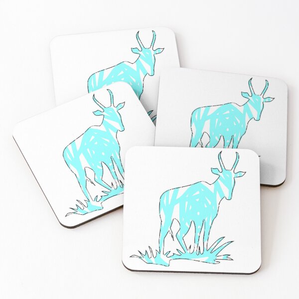 Item preview, Abstract antelope silhouette designed and sold by tetibright.