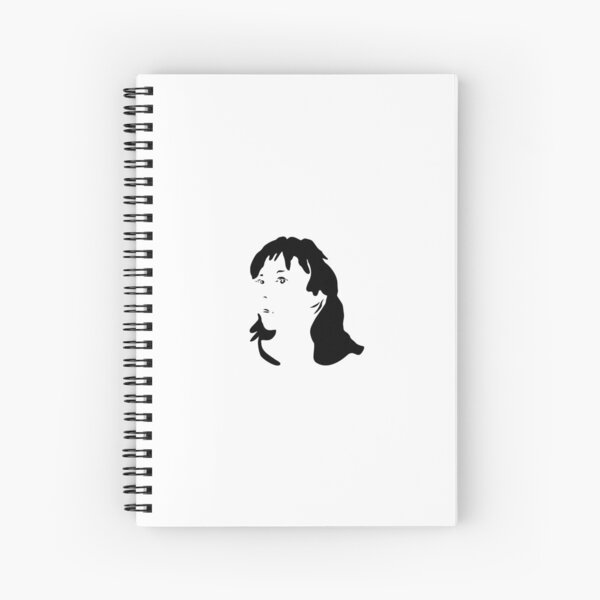 Triptych right face (spiral notebook) Spiral Notebook