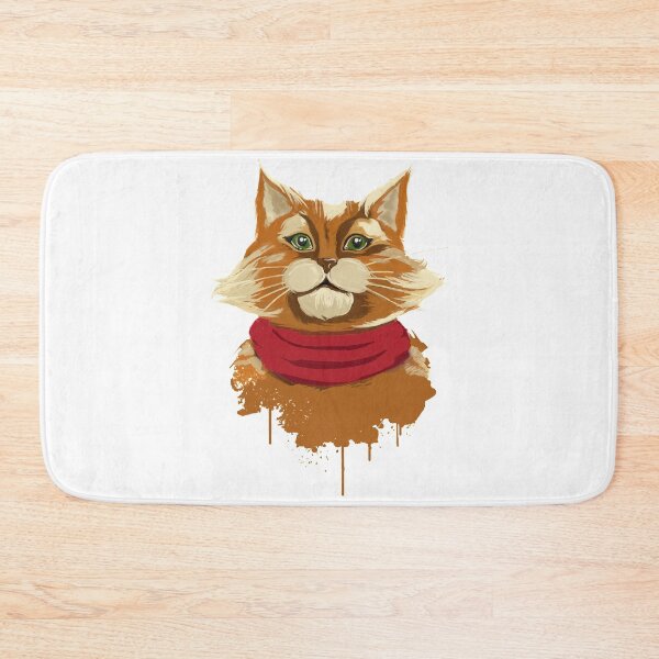 Item preview, Cat in Scarf. Beautiful Red Cat. designed and sold by KsuAnn.