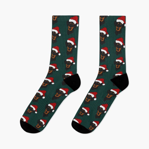 Item preview, Black and Tan Doberman - Merry Christmas  designed and sold by rmcbuckeye.