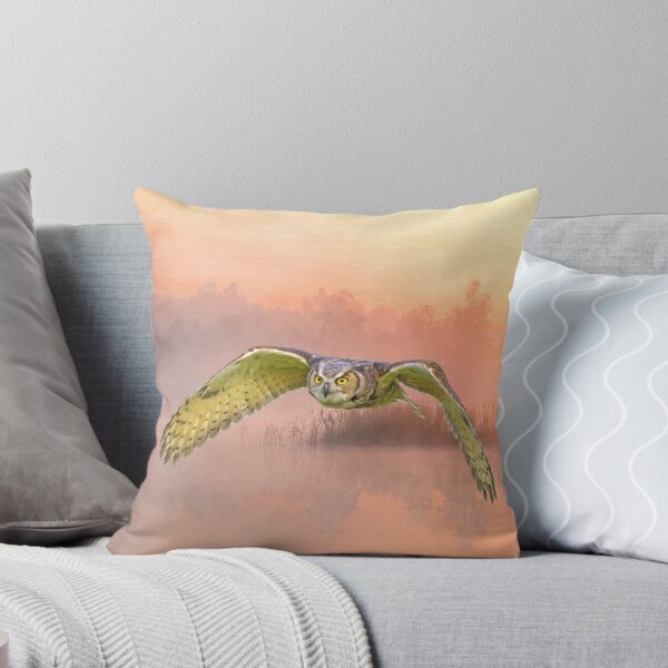 Item preview, Great Horned Owl Soars designed and sold by FineArtography.