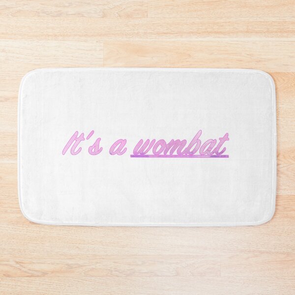 Item preview, "It's a Wombat" (Pink) designed and sold by haunterie.
