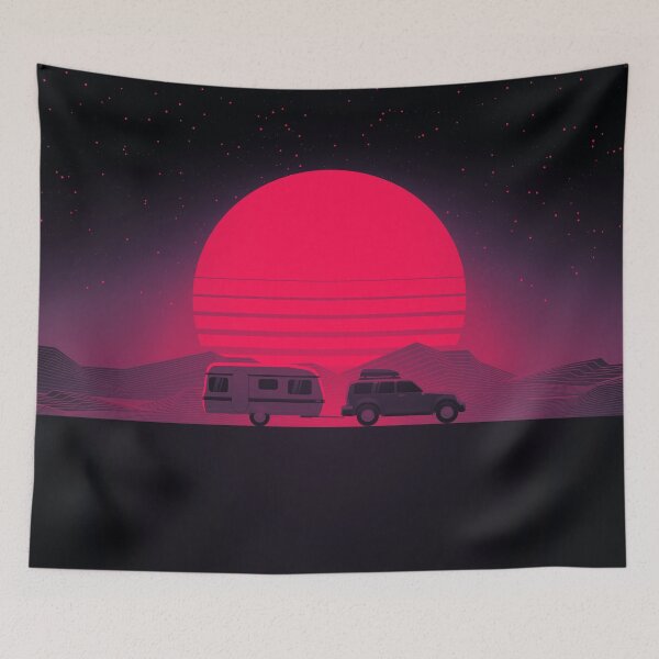 Item preview, Sunset Trailer Car Drive designed and sold by artworkbyrihen.