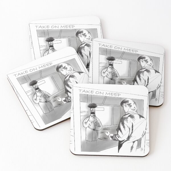Take On Meep Coasters (Set of 4)