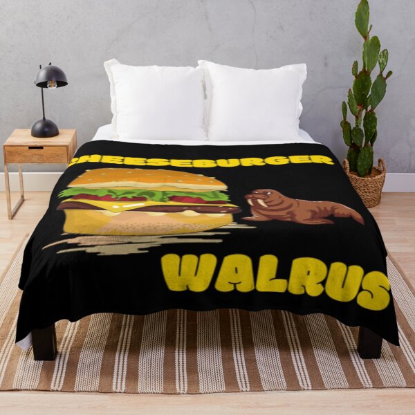 Item preview, Cheeseburger Walrus designed and sold by generalkrull.
