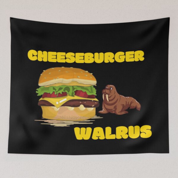 Item preview, Cheeseburger Walrus designed and sold by generalkrull.