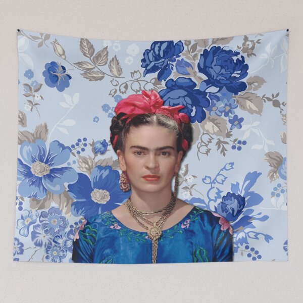 Item preview, Frida Blue Floral designed and sold by getpressedshirt.