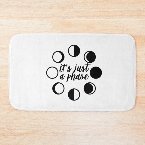 Item preview, It's Just a Phase (Simple Black) designed and sold by haunterie.