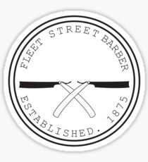 Fleet Steet Barber Sticker
