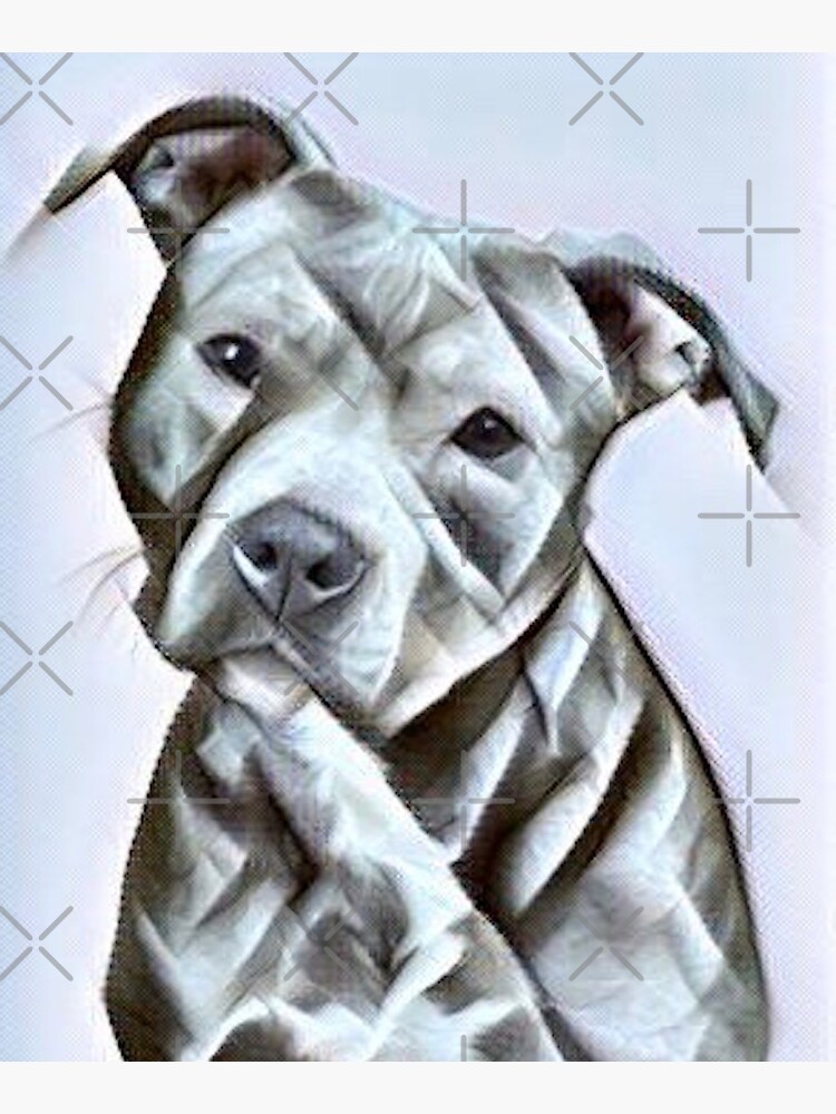 Pitbull art for PitBull terrier Lovers will love this beautiful painting of  this gentle breed Jigsaw Puzzle for Sale by switchbitch