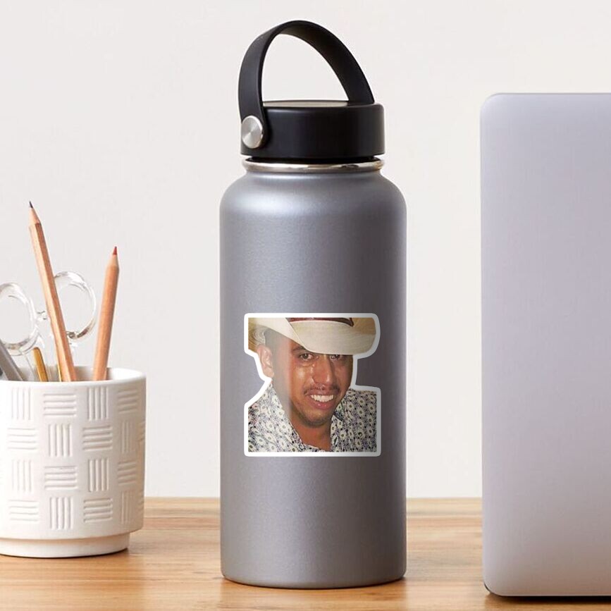 Crying Cowboy Meme Sticker