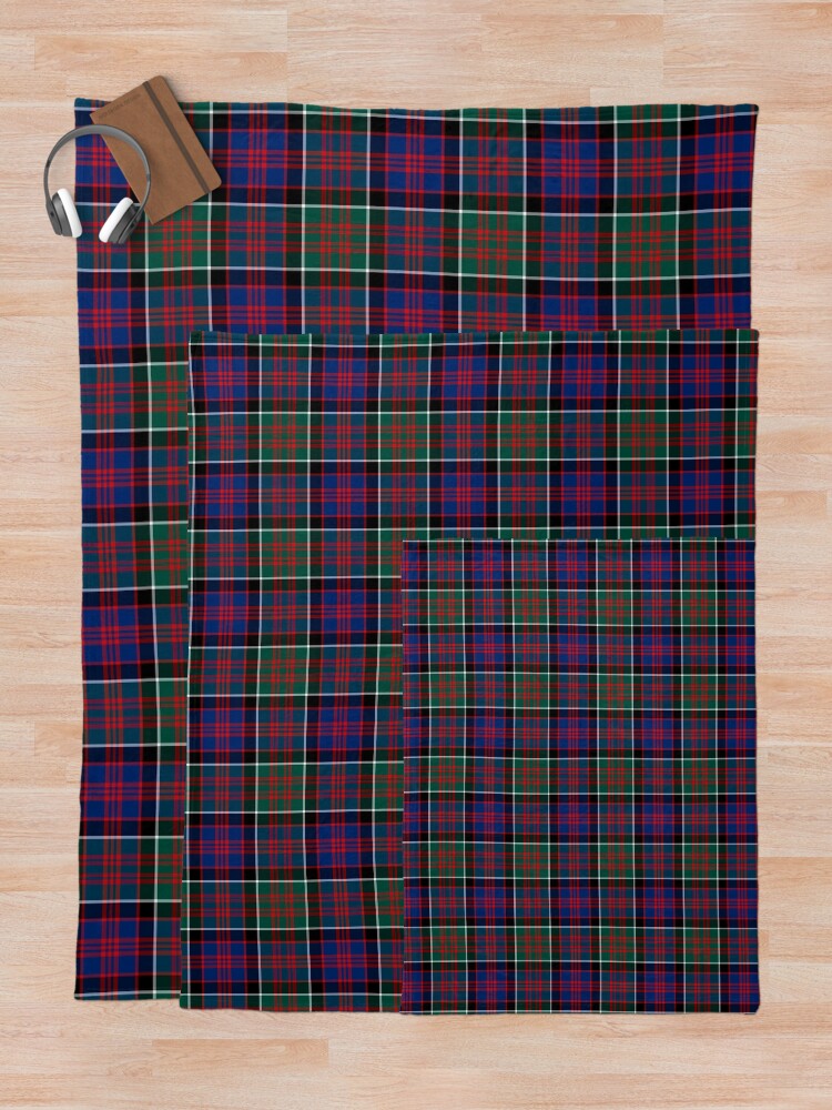 MacDonald of Clanranald Family Tartan Crest Blanket main image 1