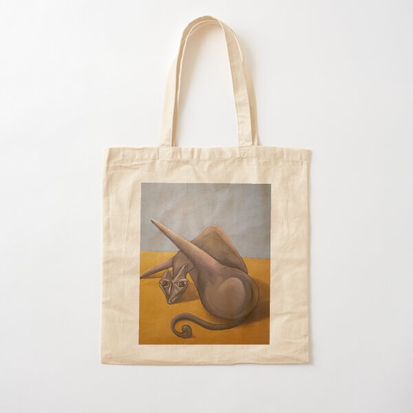 Cat Bath Cotton Tote Bag