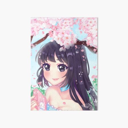 Sakura Yuri Art Board Print
