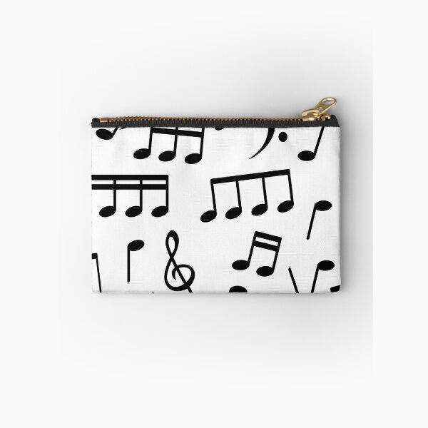 Item preview, Black Music Notes on White Background designed and sold by infinitetango.