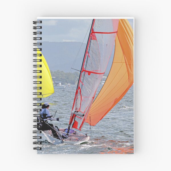 Item preview,  Children sailing racings sailboats with colourful sails.  designed and sold by sunnypicsoz.