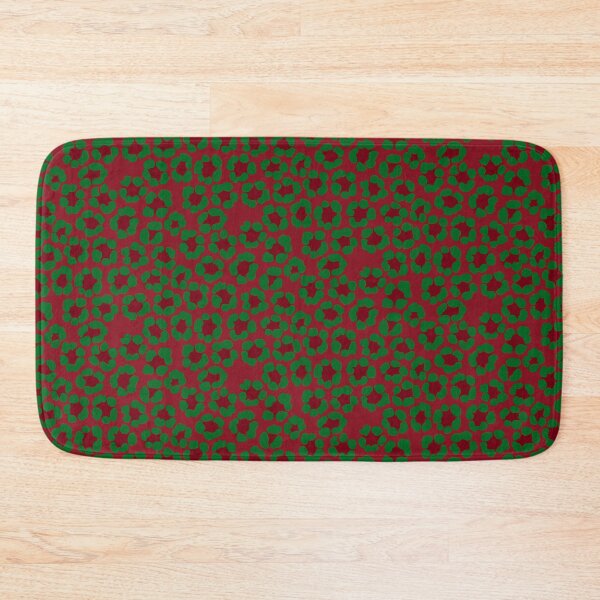 Item preview, Christmas Red and Green Leopard Print designed and sold by AricHutfles.