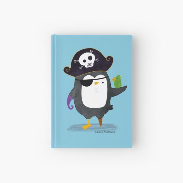 Pirate Penguin Hardcover Journal