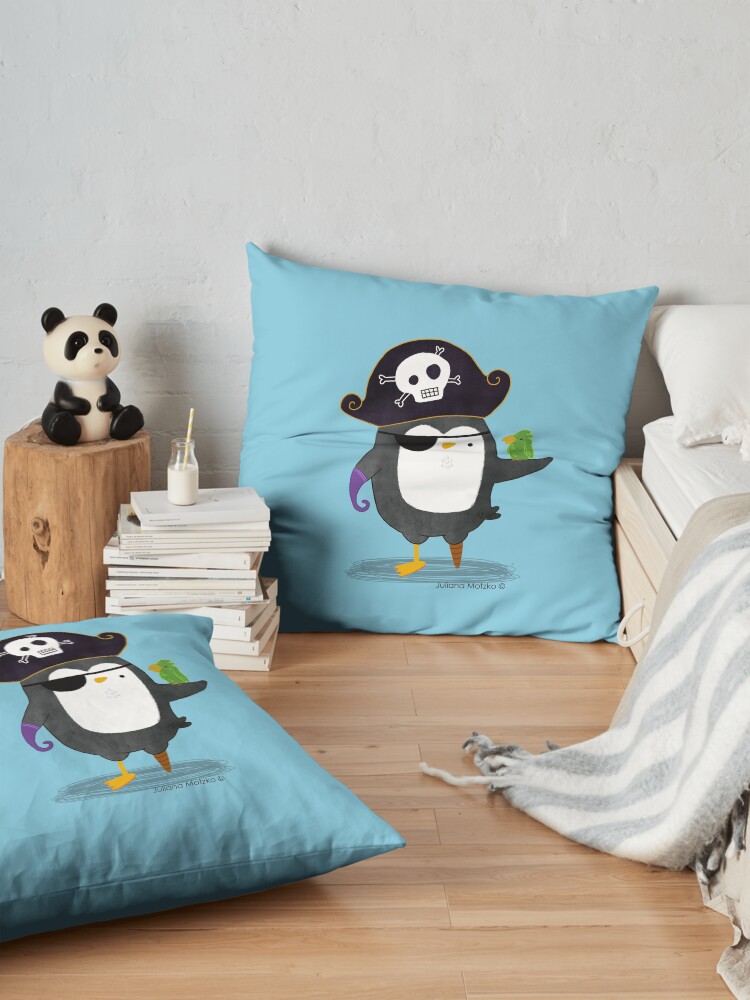 Alternate view of Pirate Penguin Floor Pillow