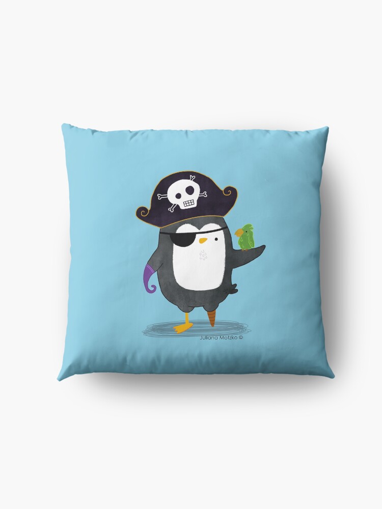 Alternate view of Pirate Penguin Floor Pillow