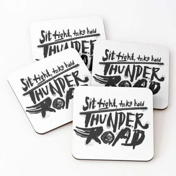 Thunder Road Coasters (Set of 4)