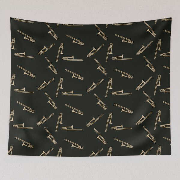 Item preview, Trombone on black designed and sold by kobyakov.