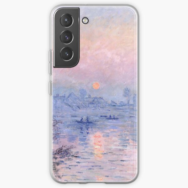 Setting sun Lavacourt, Claude Monet Samsung Galaxy Soft Case