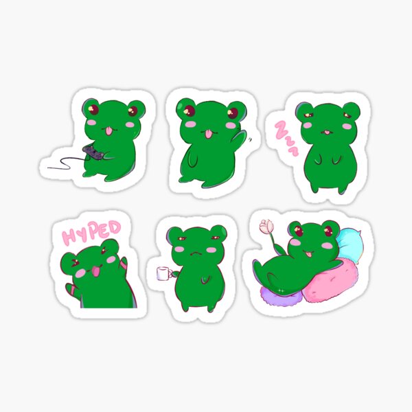 Pipi the the Frog Sticker