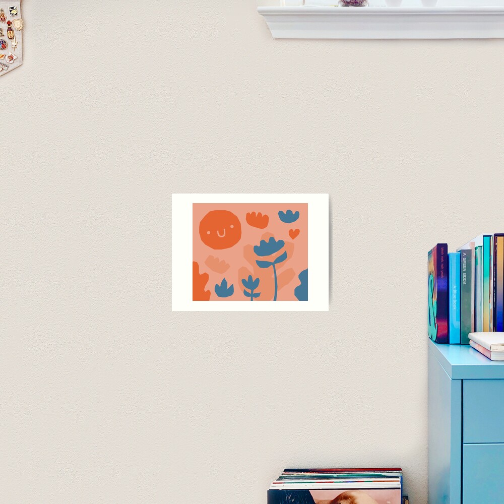 Garden pattern Art Print